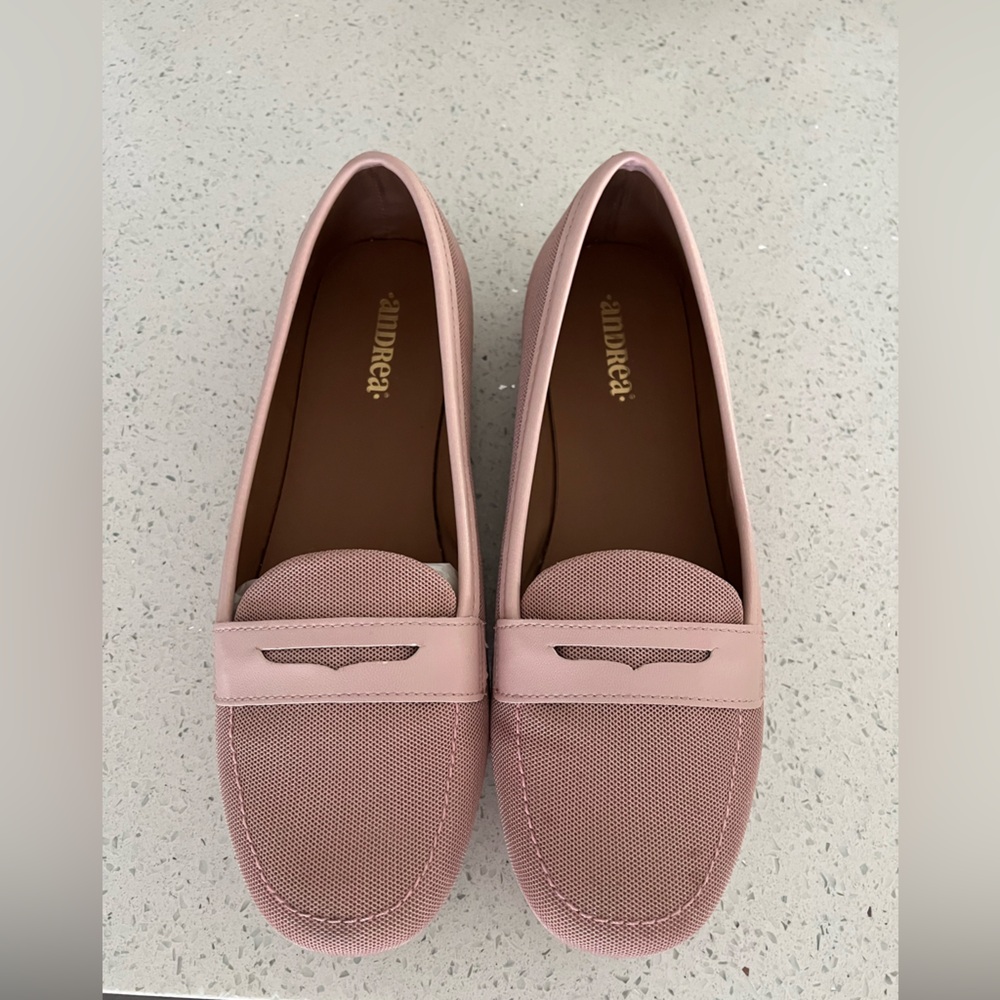 Andrea light pink flats
